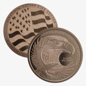 Strength Freedom Pride Custom Copper Round    						onerror='this.onerror=null; this.remove();' XYZ - American Silver Eagle, HD Png Download, Transparent PNG